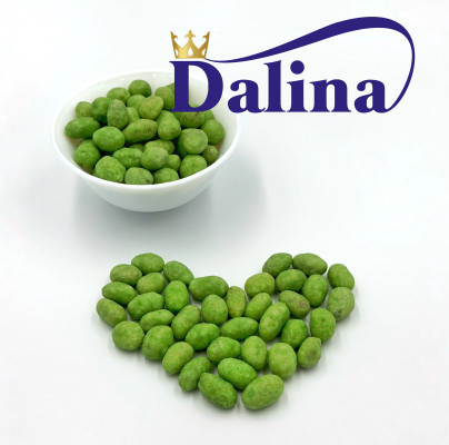 ORZESZKI ZIEMNE W CHRUPIĄCEJ PANIERCE WASABI 1000 g Dalina