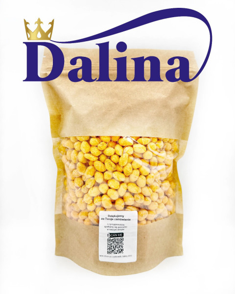 ORZESZKI ZIEMNE W CHRUPIĄCEJ PANIERCE ŚMIETANA I CEBULA 1000 g Dalina