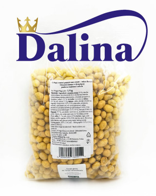 ORZESZKI ZIEMNE W CHRUPIĄCEJ PANIERCE ŚMIETANA I CEBULA 1000 g Dalina