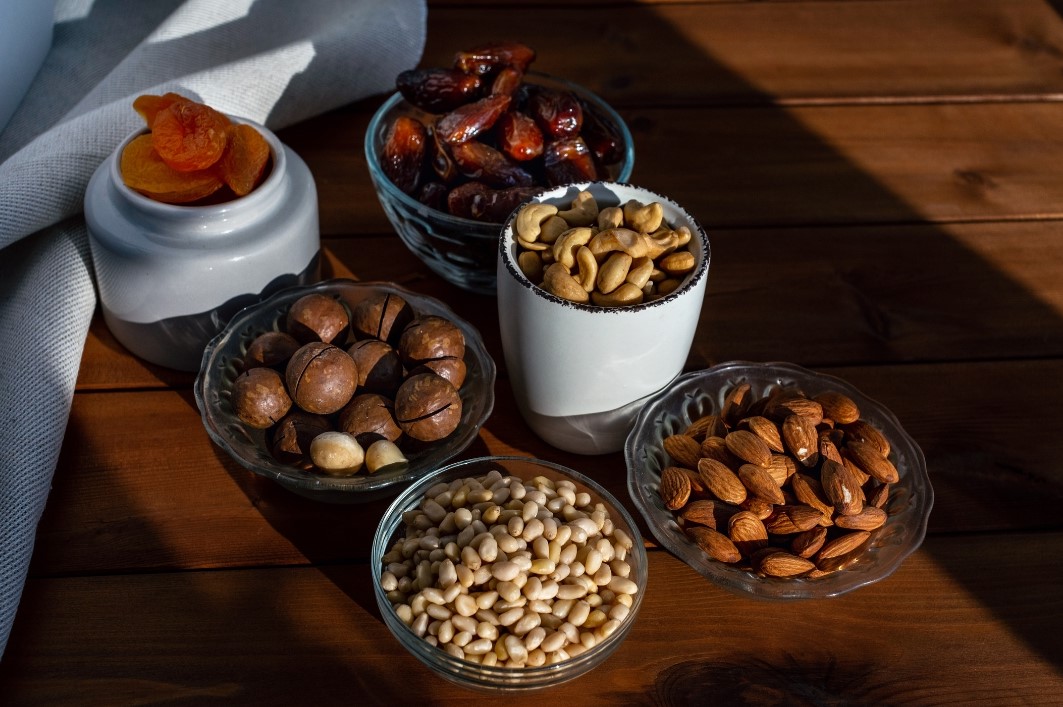 Orzechy i suszone owoce